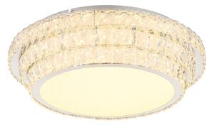 Globo 68157-58 - LED stmievateľné stropné svietidlo KLARA 58W/230V 2700-6000K pr. 60 cm biele + diaľkové ovládanie