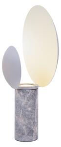 NORDLUX Dizajnová stolová lampa na posteľ CACHÉ, 1xGU10, 40W, matná sivá