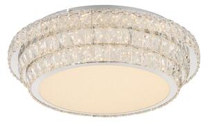 Globo 68157-58 - LED stmievateľné stropné svietidlo KLARA 58W/230V 2700-6000K pr. 60 cm biele + diaľkové ovládanie