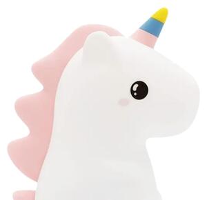 LED RGBW Stmievateľné nabíjateľné detské nočné svetlo UNICORN LED/1W/5V 1200 mAh