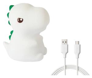 LED RGBW Stmievateľné nabíjateľné detské nočné svetlo DINO LED/1W/5V 1200 mAh