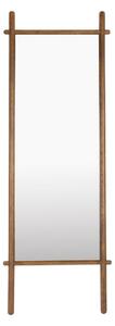 Stojacie zrkadlo s dreveným rámom 58x160 cm Solene – White Label