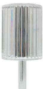 LED nabíjateľná dotyková stolová lampa SIMPLE LED/1W/5V 2400 mAh 3000-6000K priehľadná
