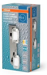 Osram-LED Kúpeľňové nástenné svietidlo ORBIS FLAME 2xLED/5,5W/230V IP44 chróm