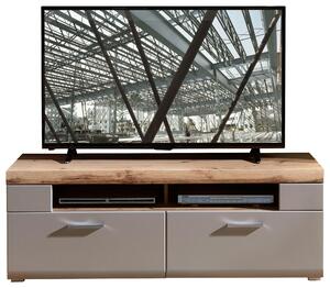 SKRINKA POD TV, sivá, farba duba, 140/51/47 cm Hom`in - TV nábytok
