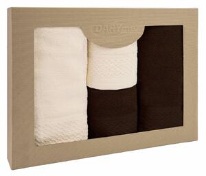 BAVLNENÉ UTERÁKY SOLANO SADA 2 KS 50X90 CM, 2 KS 70X140 CM VIACFAREBNÁ
