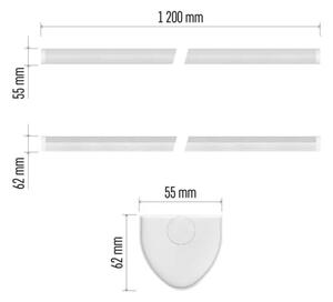 LED podlinkové svietidlo LED/40W/230V 4000K 120 cm