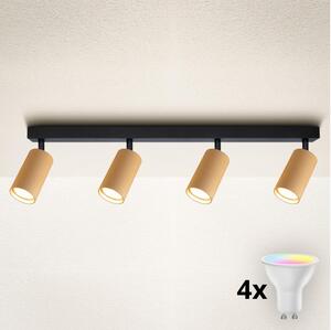 Brilagi - LED RGBW stmievateľné bodové svietidlo SELE MODERN 4xGU10/4,8W/230V zlaté