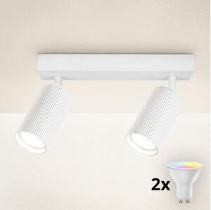 Brilagi - LED RGBW stmievateľné bodové svietidlo SELE MODERN 2xGU10/4,8W/230V biela