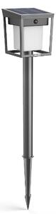 Philips Blaise UltraEfficient Solar LED stĺpik sosenzorom antracitová, 1,5 W, 250/20 lm, 3000 K