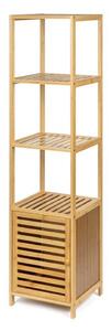 Bambusový kúpeľňový regál v prírodnej farbe 35x140 cm Auren – Essentials