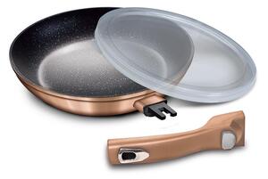 BERLINGERHAUS BH-1948 RoseGold Panvica s odnímateľnou rúčkou, 24 cm
