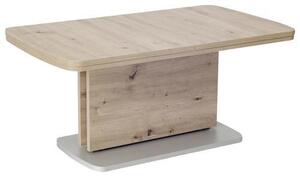 KONFERENČNÝ STOLÍK, strieborná, farba duba, kompozitné drevo, 110/63/53 cm Venda - Stolíky do obývačky