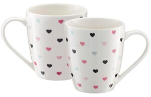 AMBITION Porcelánový hrnček Love Little Hearts 370 ml