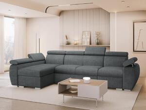 Mirjan24 Rohová rozkladacia pohovka Giza LCP, Strana: Ľavá - LCp+2r+1p(65), Dostupné poťahy: Flow 21 5903211481994