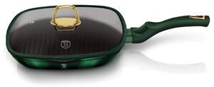 Nepriľnavá grilovacia panvica s pokrievkou 28 cm, Emerald Collection BerlingerHaus