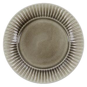 Kameninový obedový tanier Pleat ⌀ 22 cm