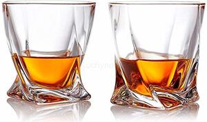 Quadro poháre na whisky, 340 ml