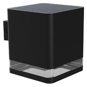 Philips Virona vonkajšie solárne nástennésvietidlo LED čierne, 1,8 W, 200 lm, 2700 K
