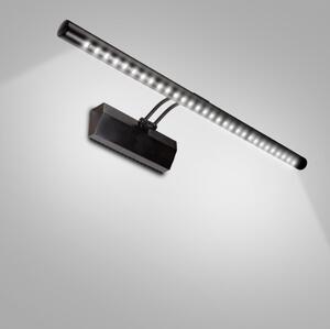 BERGE Nástenné svietidlo LED do kúpeľne - 55 cm - 7W čierne