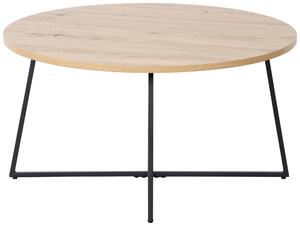 KONFERENČNÝ STOLÍK, čierna, dub artisan, kov, kompozitné drevo, 80/80/42 cm Boxxx - Stolíky do obývačky
