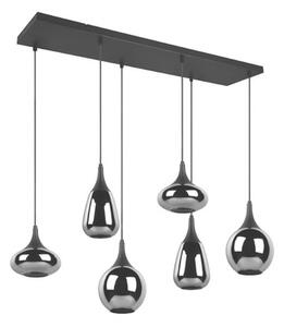 Závesné osvetlenie Trio Lumina čierna TR 317000632