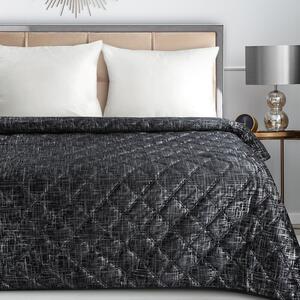 Dekorstudio Zamatový prehoz na posteľ BLINK 6 v čiernej farbe Rozmer prehozu (šírka x dĺžka): 170x210cm