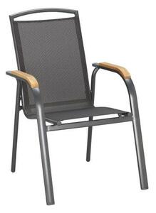 STOHOVATEĽNÉ KRESLO, drevo, kov, textil Ambia Garden - Záhradné stoličky