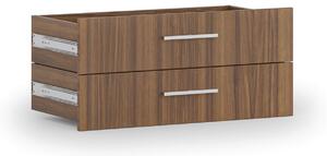 Zásuvky ku skrinke PRIMO, 2 zásuvky, 1781 x 800 x 420 mm, orech