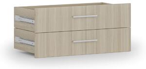 Zásuvky ku skrinke PRIMO, 2 zásuvky, 1781 x 800 x 420 mm, dub prírodný
