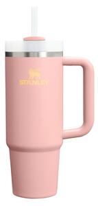 Broskyňová termoska so slamkou z nehrdzavejúcej ocele 890 ml Quencher H2.O FlowState™ Tumbler Peach Rose – Stanley
