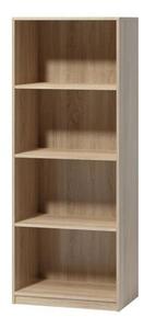 REGÁL, dub sonoma, dub, 60/153/37.6 cm Carryhome - Kancelárske regály