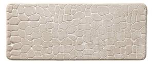 Béžová textilná kúpeľňová predložka 50x120 cm Ricochet – douceur d'intérieur