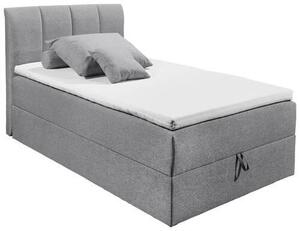 BOXSPRINGOVÁ POSTEĽ, 120/200 cm, sivá MID.YOU - Postele, Online Only