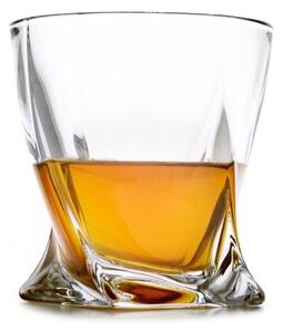Bohemia Crystal Poháre na whisky Quadro 2K936/0/99A44/340ml ( set po 6 ks)