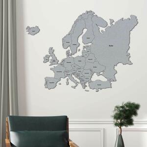 DUBLEZ | Mapa Európy na stenu s názvami štátov