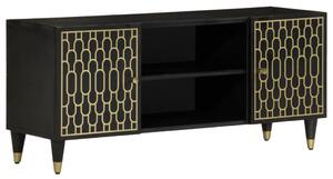 TV skrinka 105x33x46 cm masívne mangovníkové drevo