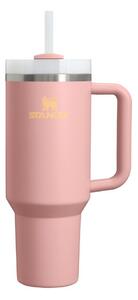 Broskyňová termoska so slamkou z nehrdzavejúcej ocele 1,18 l Quencher H2.O FlowState™ Tumbler Peach Rose – Stanley
