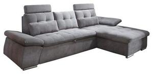 ROHOVÁ SEDACIA SÚPRAVA, textil, kompozitné drevo, tmavosivá MID.YOU - Sedačky, Online Only