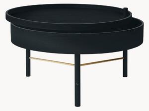 Okrúhly pomocný stolík's úložným priestorom Turning Table