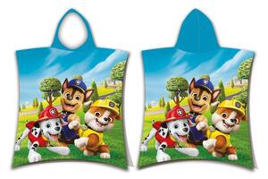 Bavlnené detské pončo veľkosť 3-8 rokov Paw Patrol – Jerry Fabrics