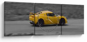 Obraz - Rýchle auto (s hodinami) (90x30 cm)