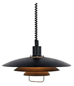 Markslöjd - Kirkenes Závěsná Lampa Čierna