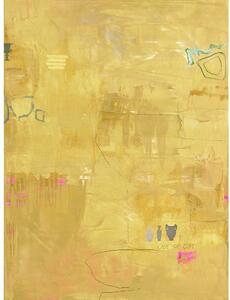 Ručne maľovaný obraz na plátne 88x118 cm Yellow Petite – Malerifabrikken