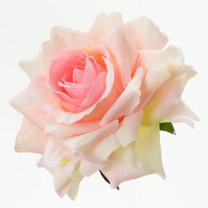 Hlava ruža bl.ružová 8cm
