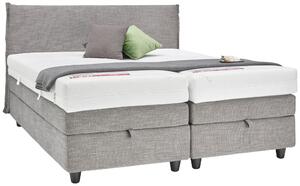 BOXSPRINGOVÁ POSTEĽ, 180/200 cm, textil, antracitová RUF Betten - Postele