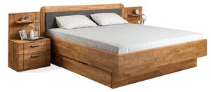 Masívna posteľ s úložným priestorom Elza 180x200