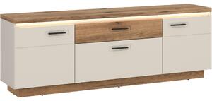 SKRINKA POD TV, farba duba, kašmírová, 180/64,4/44,6 cm Hom`in - TV nábytok