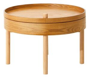 Okrúhly odkladací stolík v dekore borovice ø 60 cm Viborg – Premier Housewares