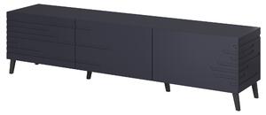 Drevko Modrý TV stolík Nova